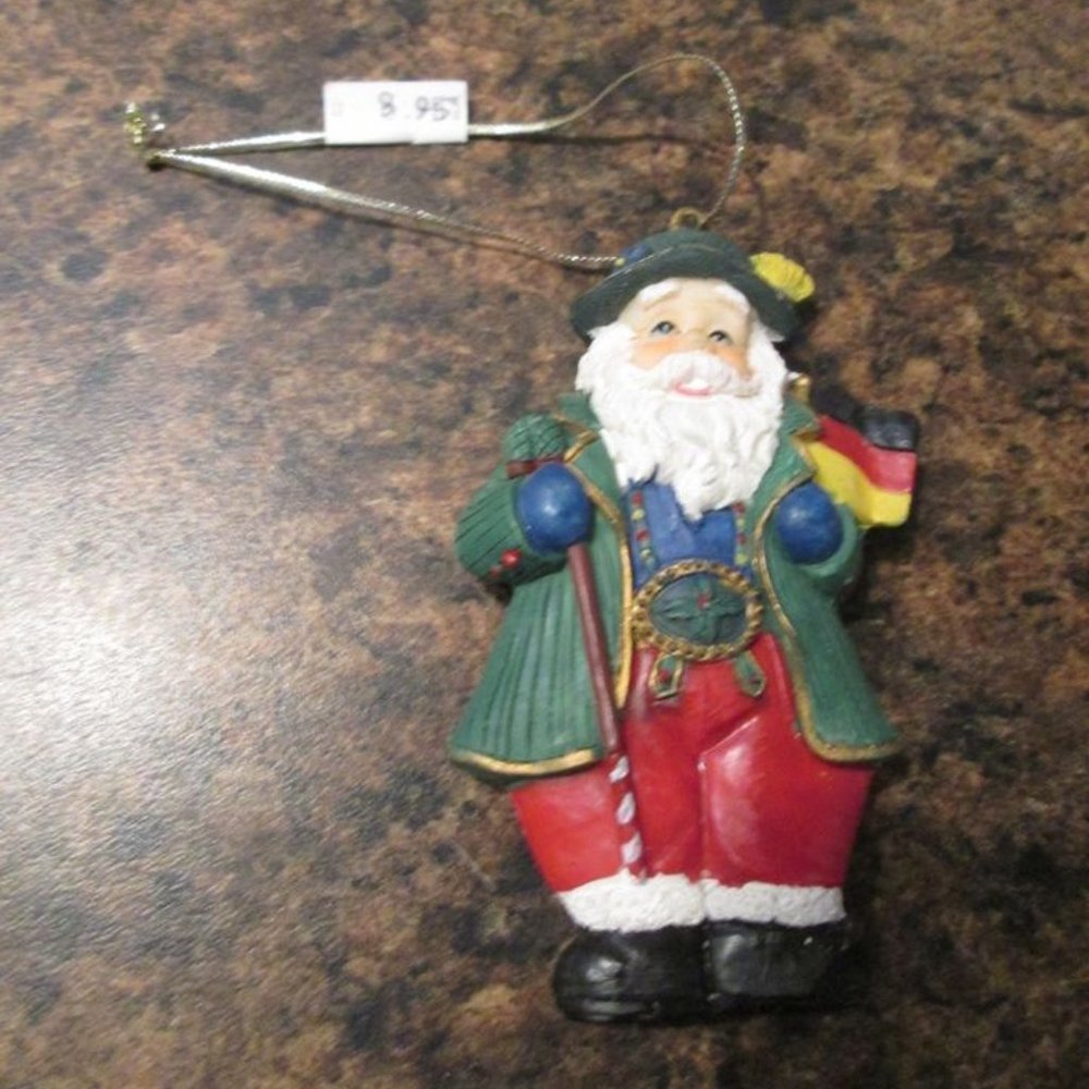 German Santa Ornament